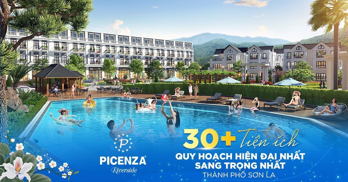 30+ Tiện ích hiện đại quy hoạch sang trọng tại Picenza Riverside